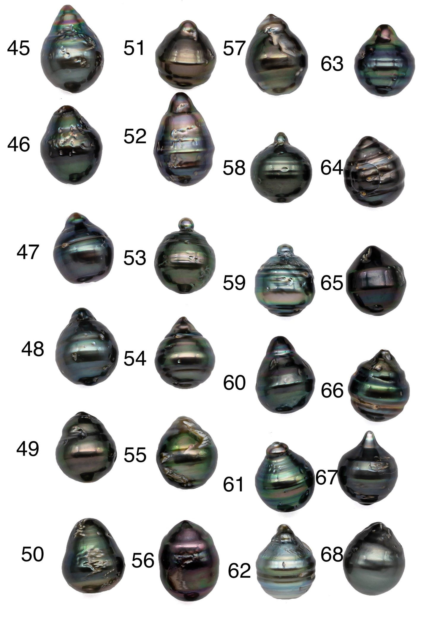 11mm Tahitian Pearl Single Piece Undrilled Drop Shape Beautiful Luster and Blemishes, Natural Color Loose Undrilled Pearl Bead, SKU#1079TH