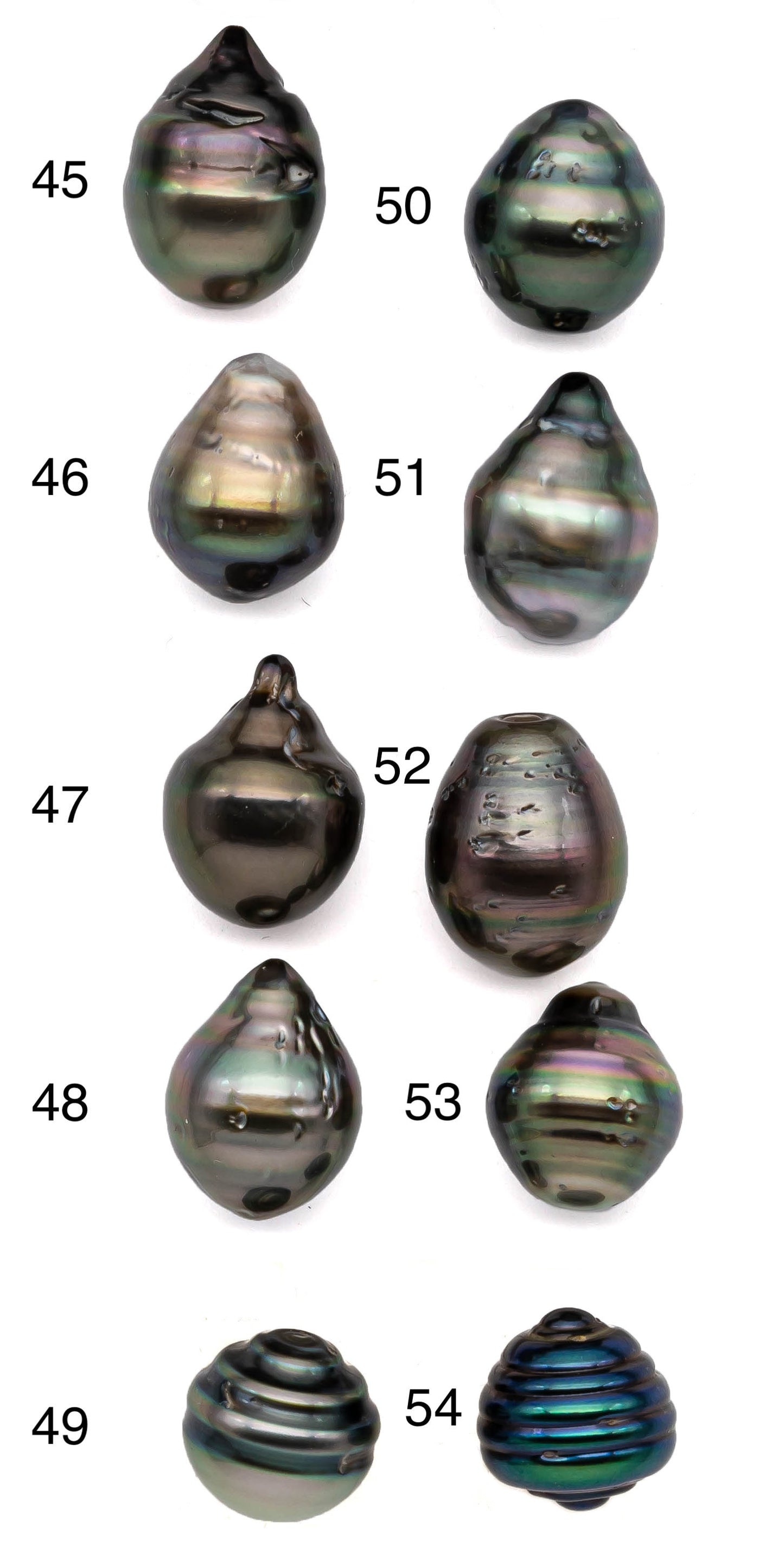 Single Baroque Tahitian Pearl Drop Natural Color Beautiful Luster and Blemishes, One Piece of Loose Pearl Undrilled in 11-11.5mm, SKU#1086TH