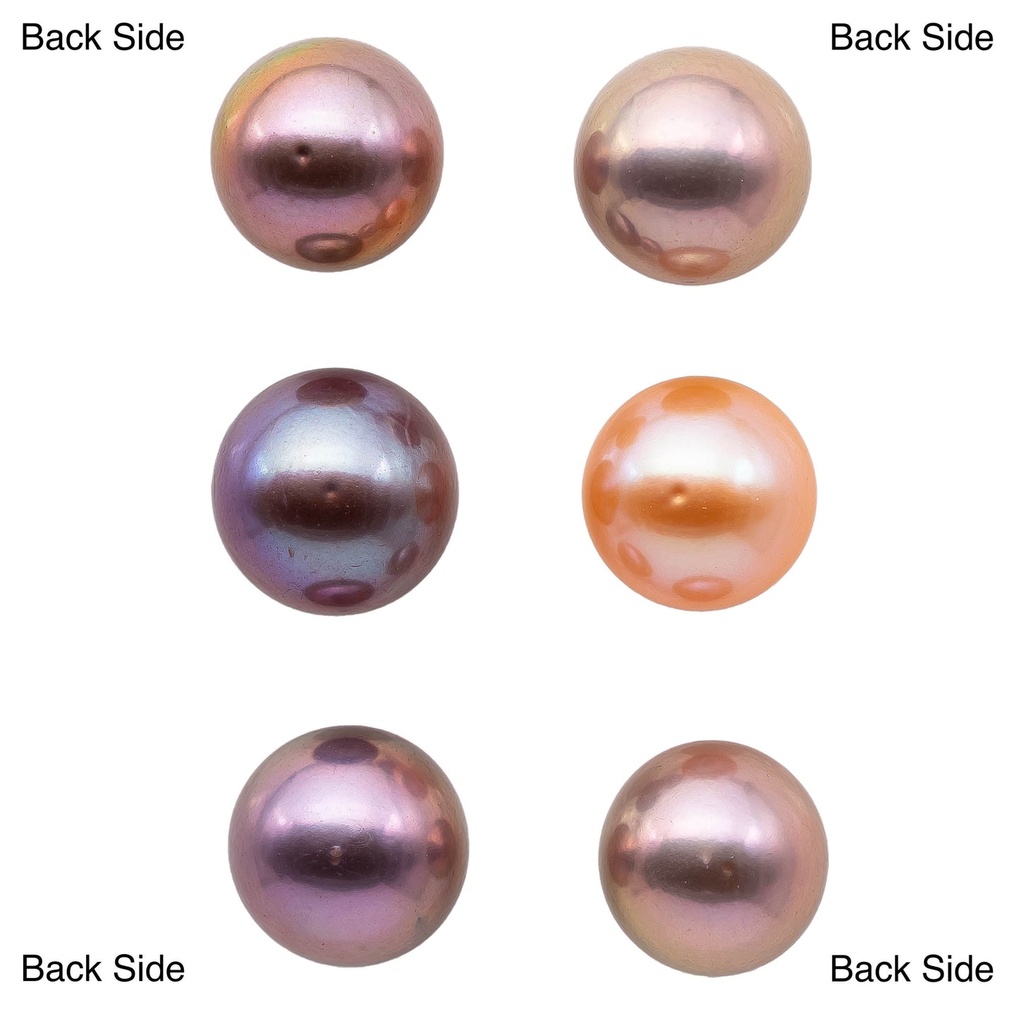 Single Piece Edison Pearl Round with Super Nice Luster and Undrilled Pearl in Natural Color, Blemish on the Side, 12-13mm, SKU # 1148ED