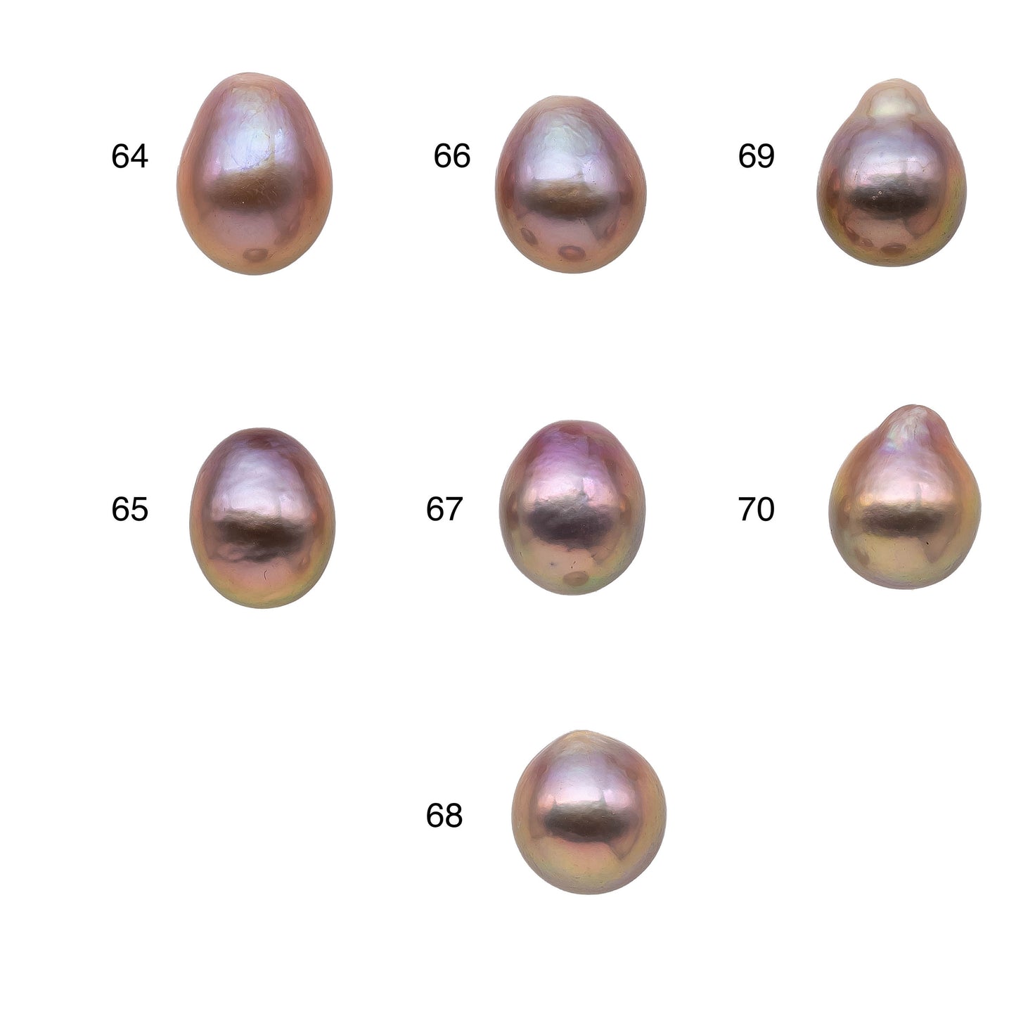 11-12mm Single Edison Pearl Undrilled Loose Piece with Extremely Nice Luster in Natural Color Freshwater Pearl Drops, SKU # 1166EP