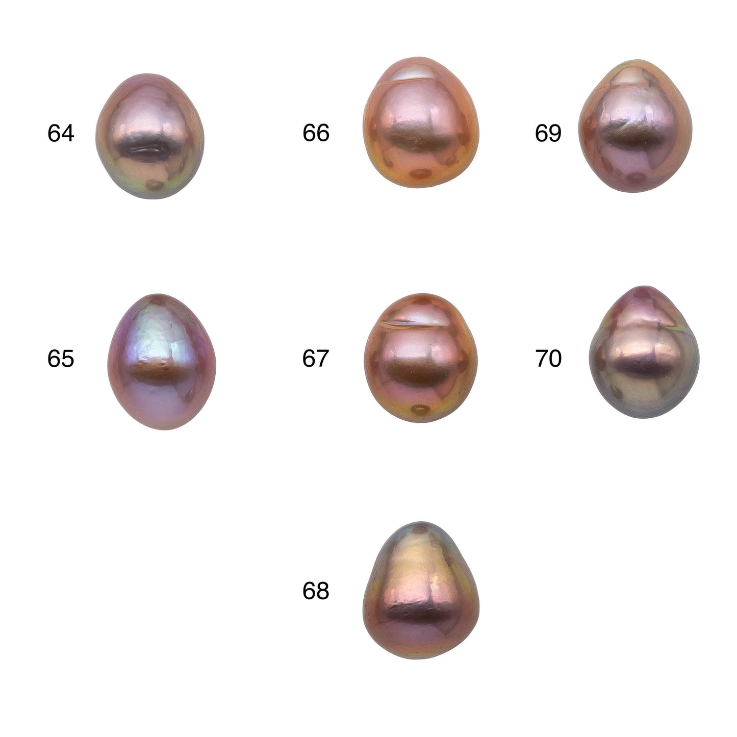 11-12mm One Piece Edison Pearl Tear Drops Loose Undrilled Natural Color with High Luster for Jewelry Making, SKU # 1167EP