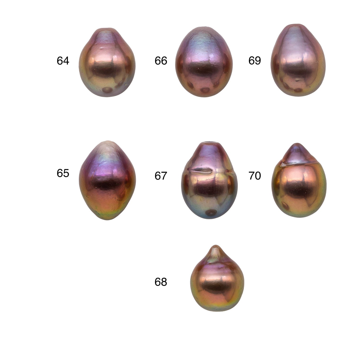 11-12mm One Piece Edison Pearl Undrilled Freshwater Pearl with Minor Flaws and Very Nice Luster for Jewelry Design, SKU # 1168EP