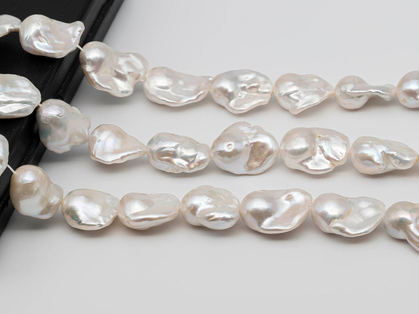 16-20mm Baroque Pearl with High Luster in Full Strand for Jewelry Making, SKU # 1267BA