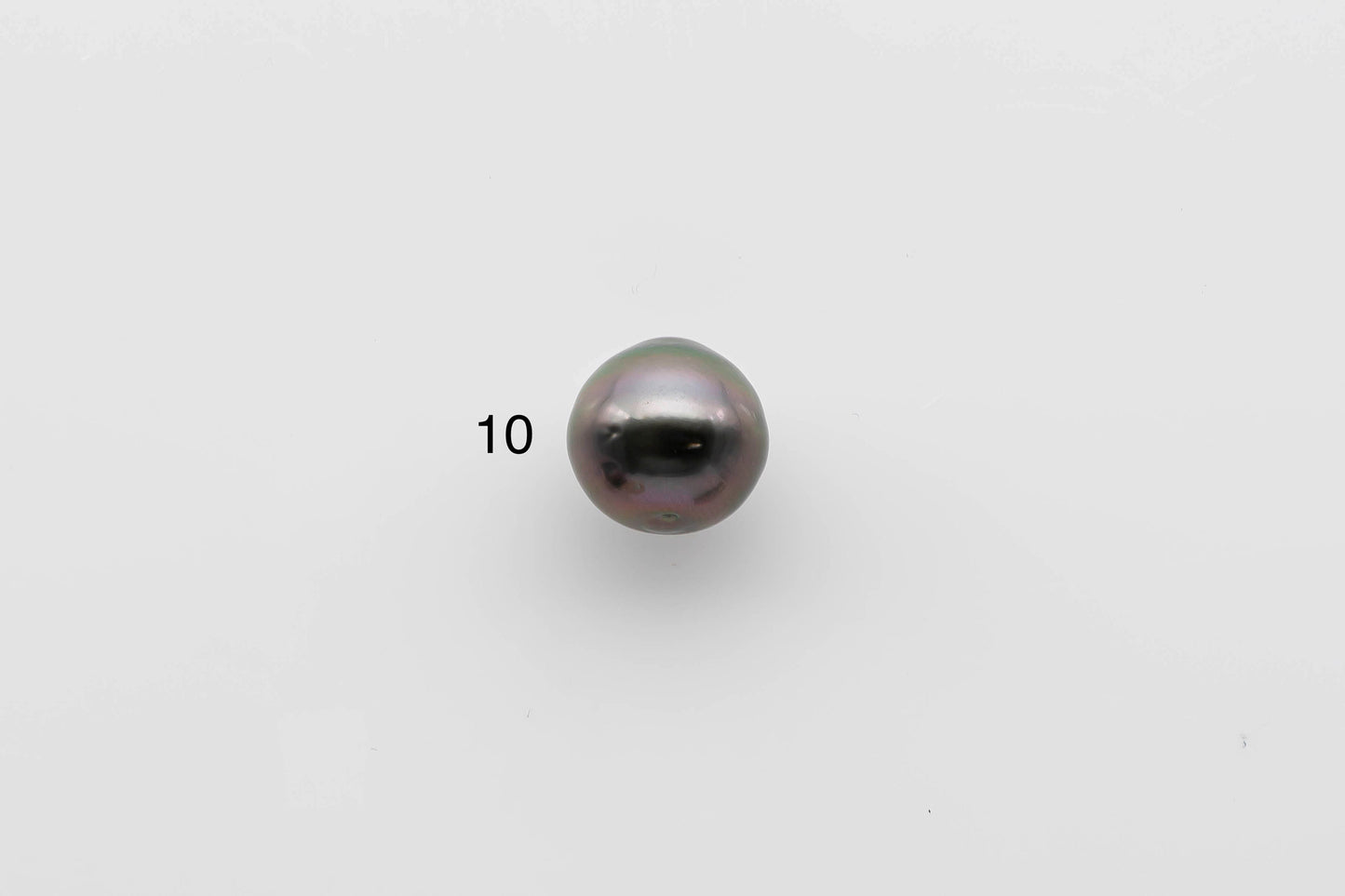12-13mm Tahitian Pearl Single Piece Near Round Undrilled with High Luster and Natural Color for Beading or Jewelry Making, SKU # 1290TH
