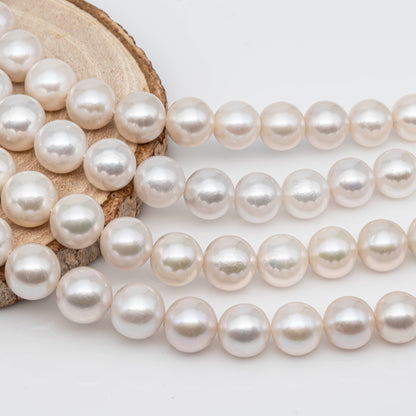 10-12mm Edison Pearl Strand White Color