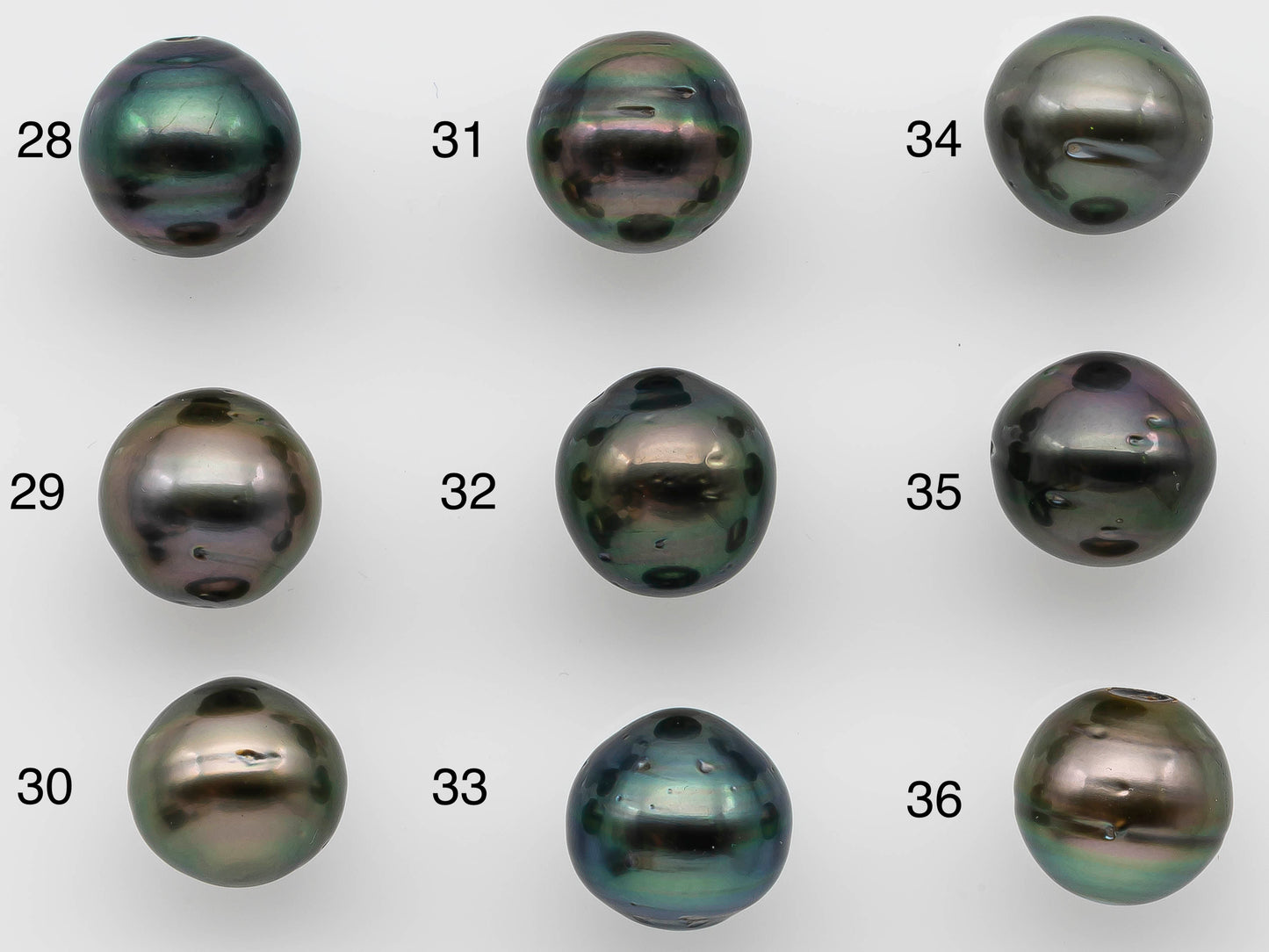 12-13mm Black Tahitian Pearl Near Round Single Loose Piece Undrilled in Natural Color with High Luster for Beading, SKU # 1248TH