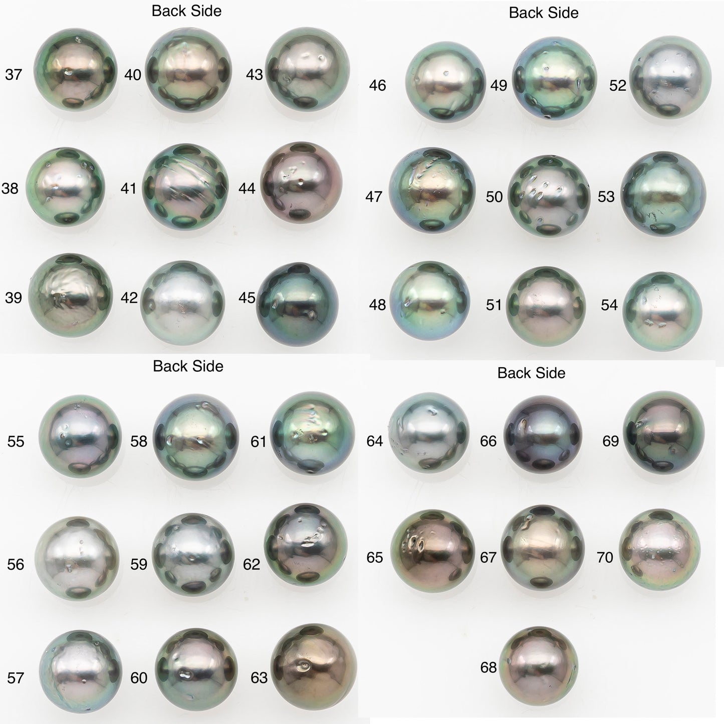 9-10mm Tahitian Pearl with Natural Color and Minor Blemishes, Loose Undrilled for Jewelry Making, SKU # 3390H