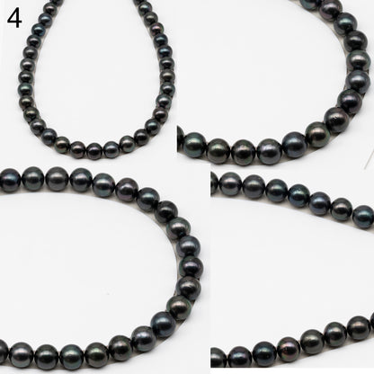 12-13mm Tahitian Pearls, 16” Full Strand, Undrilled (No Hole), Natural Color, High Luster, SKU # 3060TH