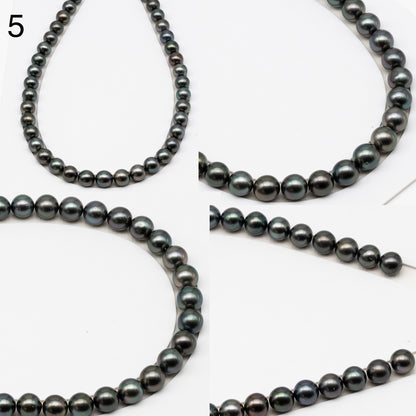 11-12mm Tahitian Pearls, 16” Full Strand, Undrilled (No Hole), Natural Color, High Luster, SKU # 3058TH