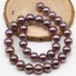 12-14mm AAA Edison Pearl Natural Lavender Round with Extremely Nice Luster, SKU # 1173EP