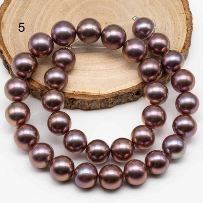 12-14mm AAA Edison Pearl Natural Lavender Round with Extremely Nice Luster, SKU # 1173EP