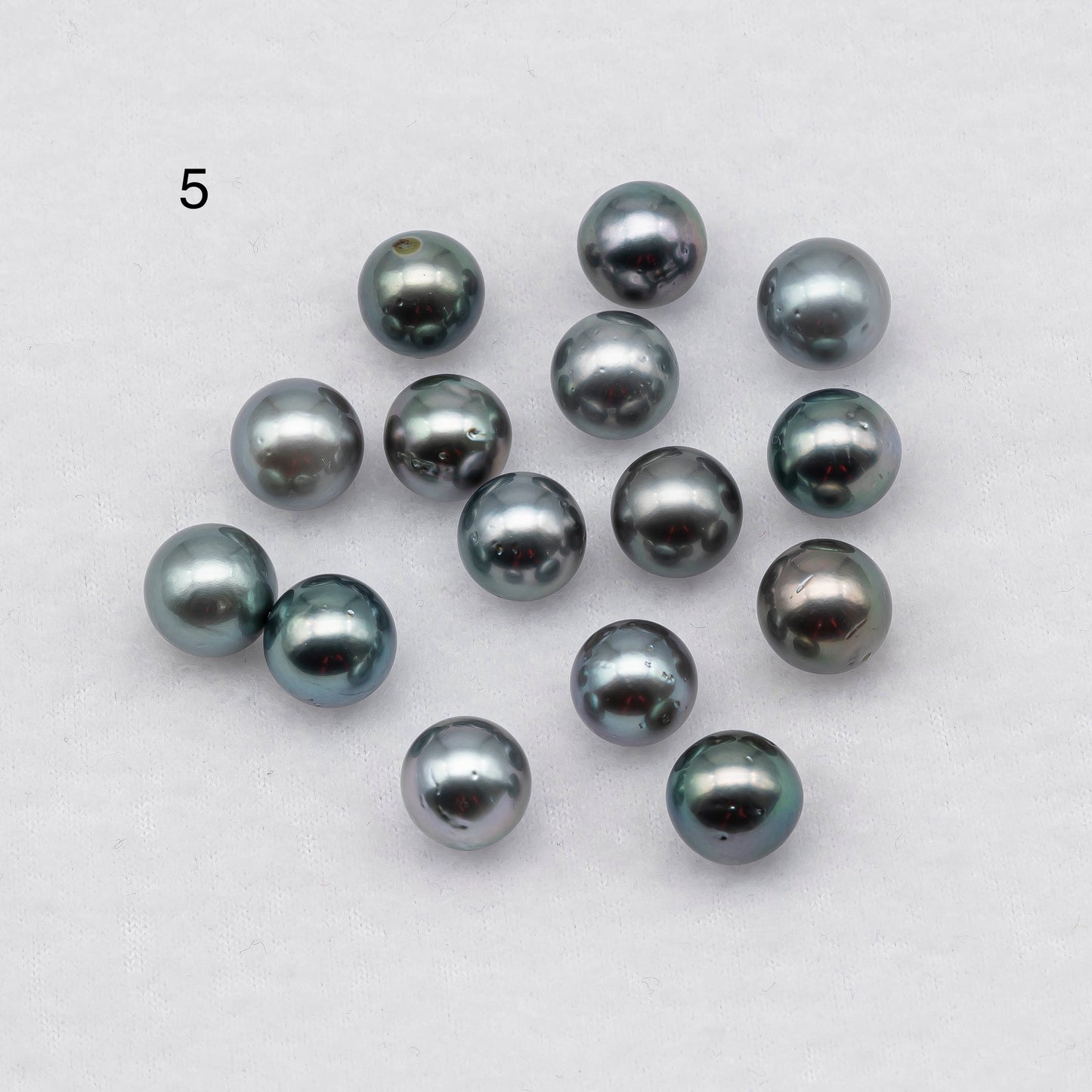 8-11mm Tahitian Pearl  with High Luster and Natural Color with Minor Blemishes, Loose Single Piece Undrilled, for One Piece, SKU # 1918TH