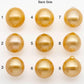 15-16mm Gold South Sea Pearl  Undrilled for Jewelry Making, Natural Gold Color Saltwater Pearl, SKU#2311GS