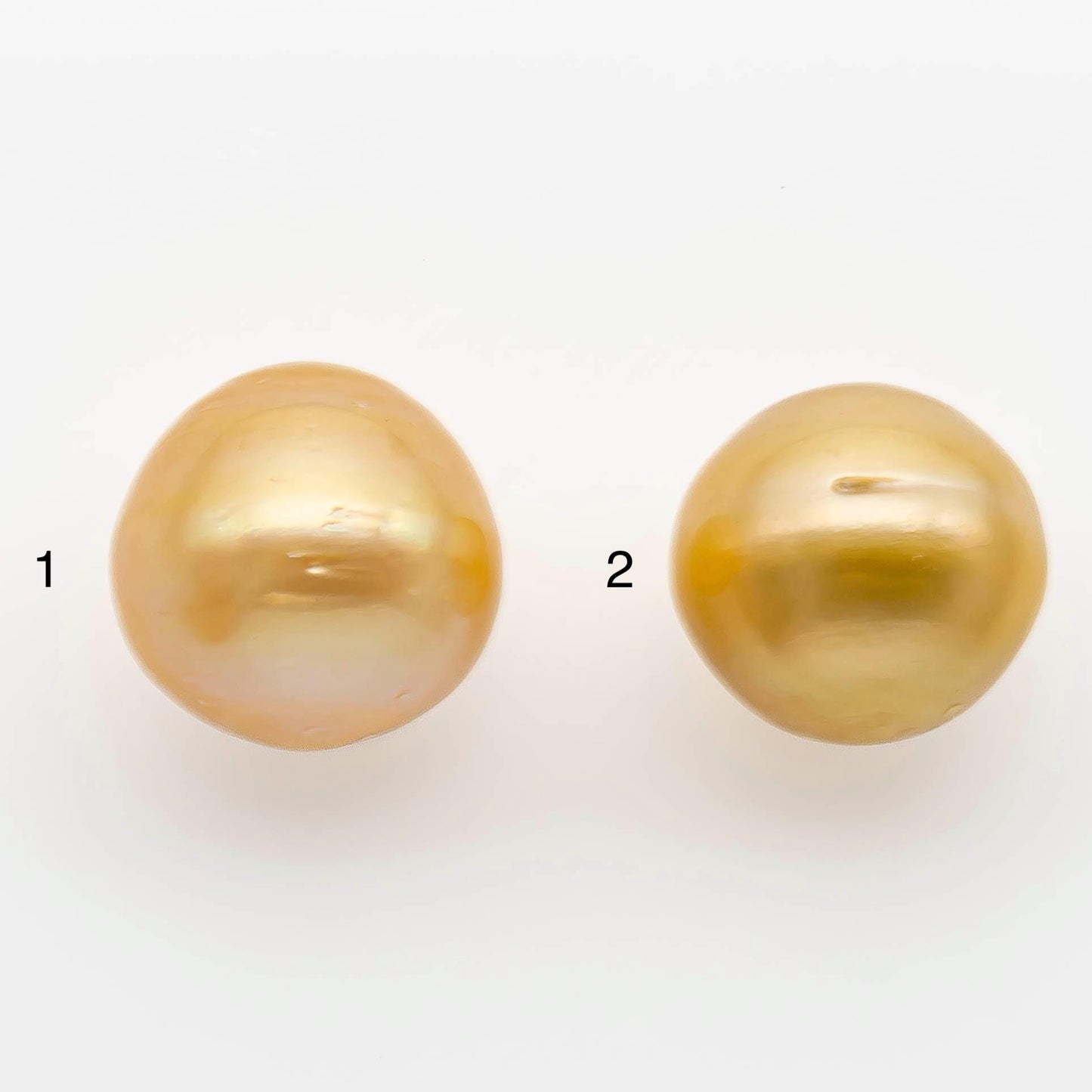 17-18mm Gold South Sea Pearl Undrilled for Jewelry Making, Natural Gold Color Saltwater Pearl, SKU#2315GS