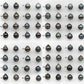 10-11mm Matching Pair Tahitian Pearl in Amazing Luster, Undrilled for Making Earring or Pendant, SKU # 2325TH