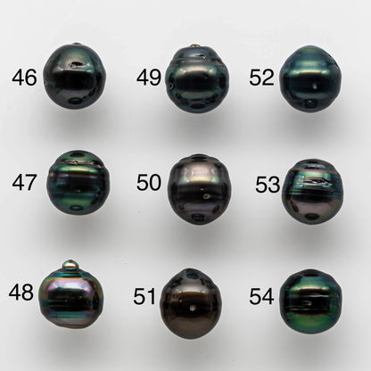 11-12mm Undrilled Tahitian Pearl Drop with High Luster and Natural Color, Loose Single Piece for Jewelry Making, SKU # 1652TH