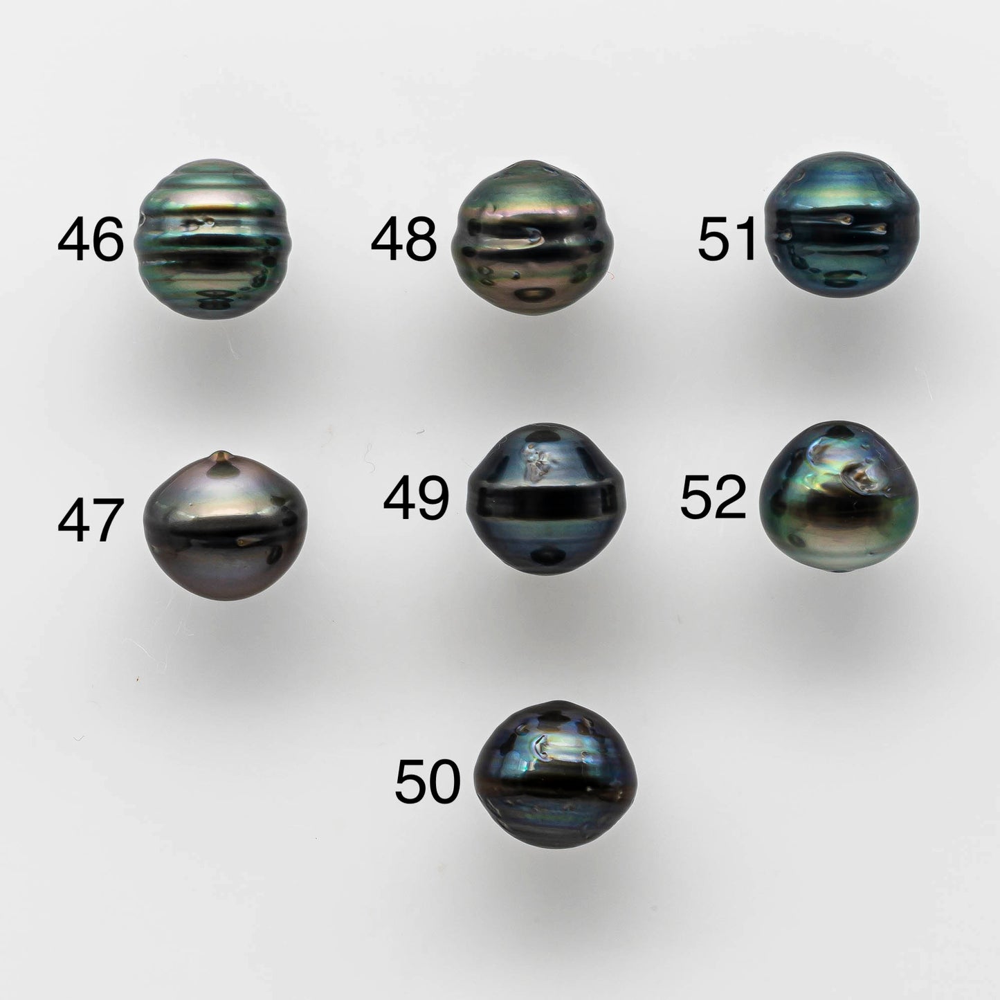 11-12mm Black Tahitian Pearl Bead Drop Shape with High Luster and Natural Color, Loose Single  Piece Undrilled for Beading, SKU # 1653TH