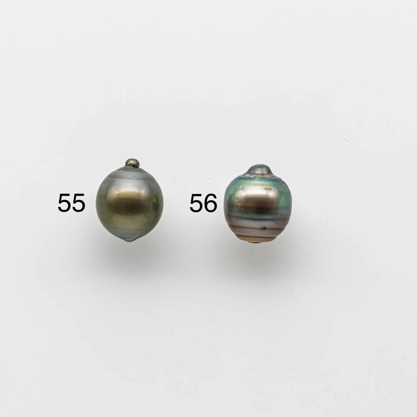 12-13mm Undrilled Tahitian Pearl Bead Drop Single Piece with High Luster and Natural Color, Half or Full Drilled to Large Hole, SKU # 1659TH