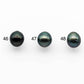 12-13mm Near Round Tahitian Pearl Undrilled Loose, Natural Colors and High Luster, 1 Piece of Pearl Bead, SKU # 1400TH