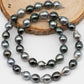 8-9mm Multicolor Drop Tahitian Pearl Bead with High Luster, In Full Strand with Minor Blemishes for Making, SKU # 2382TH