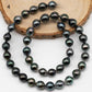 8-9mm Drop Tahitian Pearl in Full Strand with Natural Color and High Luster, For Jewelry Making with  Minor Blemishes, SKU # 2385TH