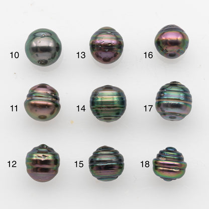 8-9mm Tahitian Pearl, Loose Undrilled with High Luster and Blemishes for Jewelry Making, SKU # 2909TH