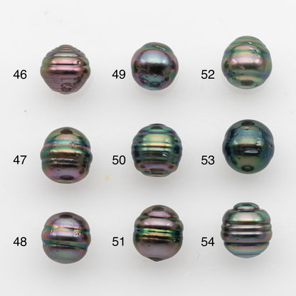 8-9mm Tahitian Pearl, Loose Undrilled with High Luster and Blemishes for Jewelry Making, SKU # 2909TH