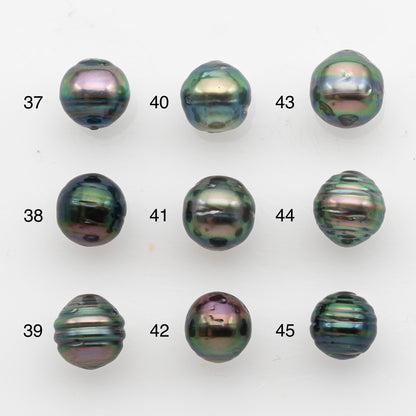8-9mm Tahitian Pearl, Loose Undrilled with High Luster and Blemishes for Jewelry Making, SKU # 2909TH