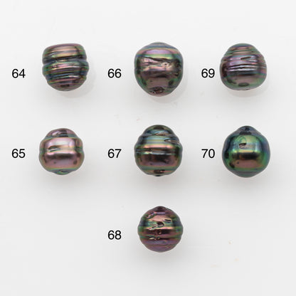 8-9mm Tahitian Pearl, Loose Undrilled with High Luster and Blemishes for Jewelry Making, SKU # 2915TH