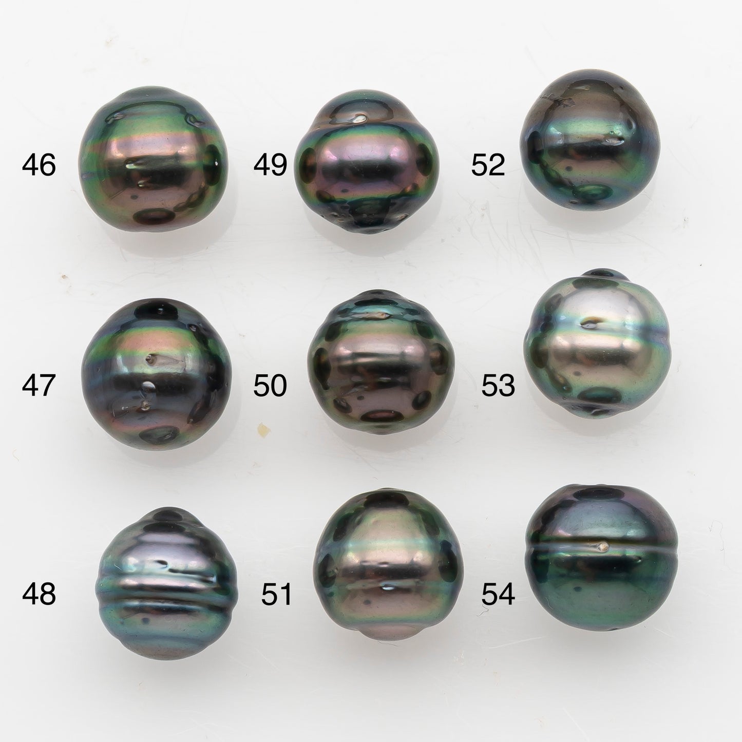 10-11mm Tahitian Pearl, Loose Undrilled with High Luster and Blemishes for Jewelry Making, SKU # 2912TH