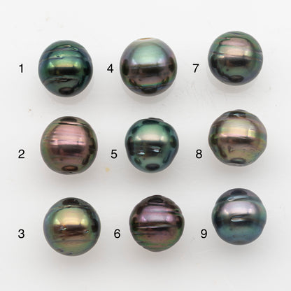 10-11mm Tahitian Pearl, Loose Undrilled with High Luster and Blemishes for Jewelry Making, SKU # 2912TH