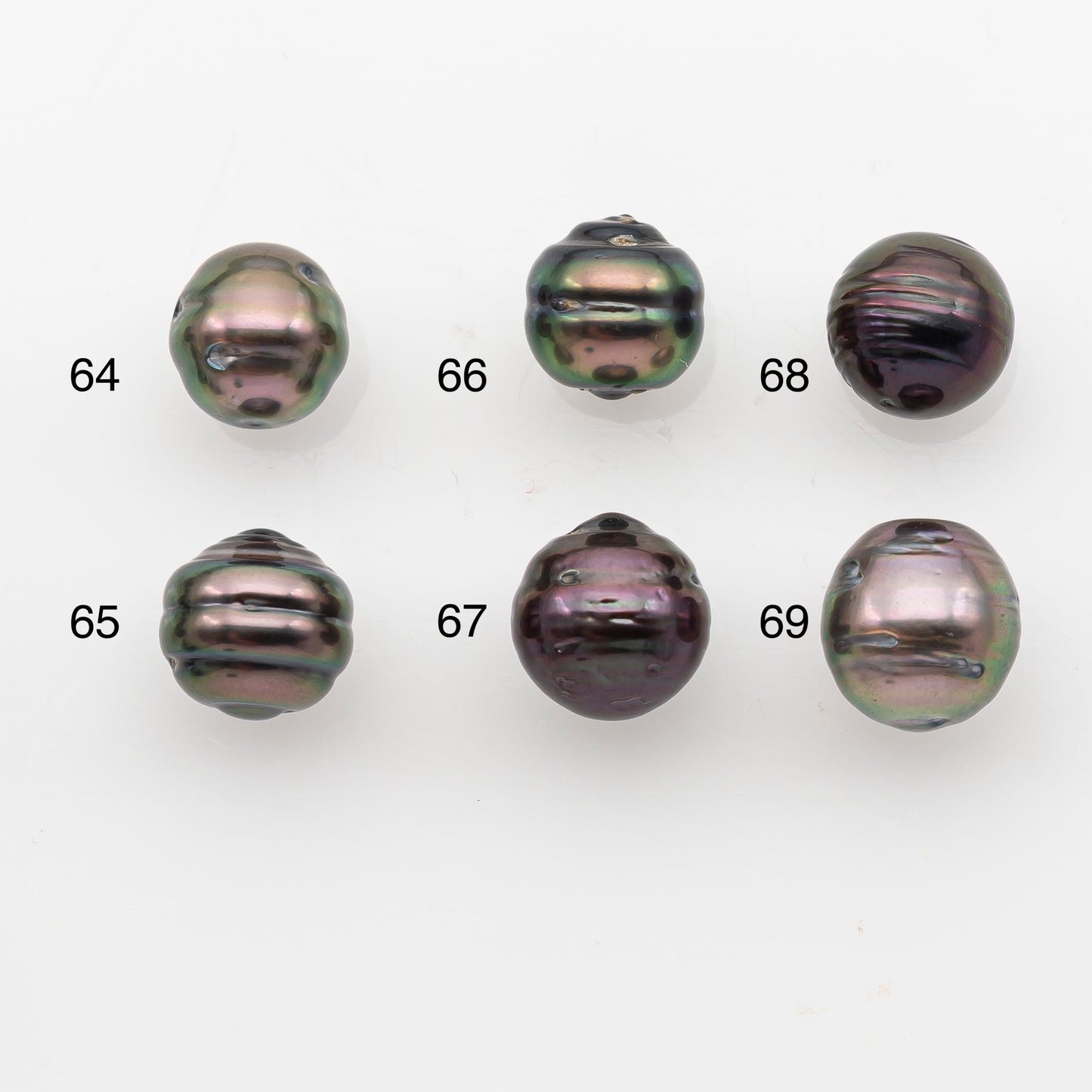 9-10mm Tahitian Pearl, Loose Undrilled with High Luster and Blemishes for Jewelry Making, SKU # 2913TH