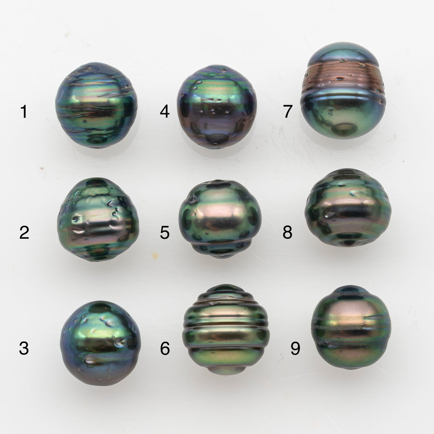 10-11mm Tahitian Pearl, Loose Undrilled with High Luster and Blemishes for Jewelry Making, SKU # 2914TH