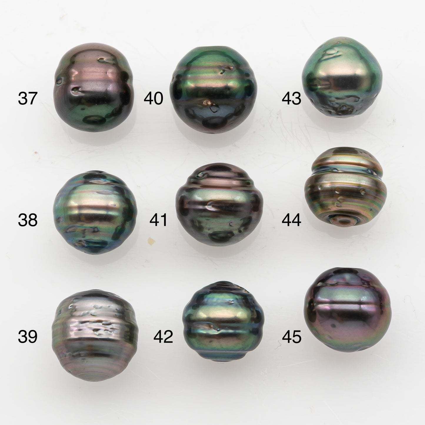 10-11mm Tahitian Pearl, Loose Undrilled with High Luster and Blemishes for Jewelry Making, SKU # 2914TH