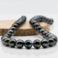 10-11mm Round Tahitian Pearl Bead with High Luster and All Natural Color, In Full Strand with Blemishes for Jewelry Making, SKU # 1645TH