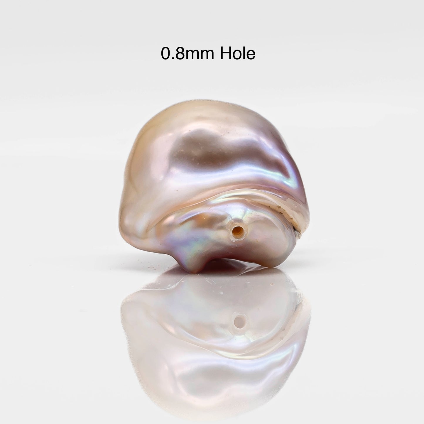 Large Size Baroque Pearl Natural Color, From 14-18 x 22-28mm Drop Shape, Full Strand, 1 Pc, or Large Hole, SKU # 2897BA