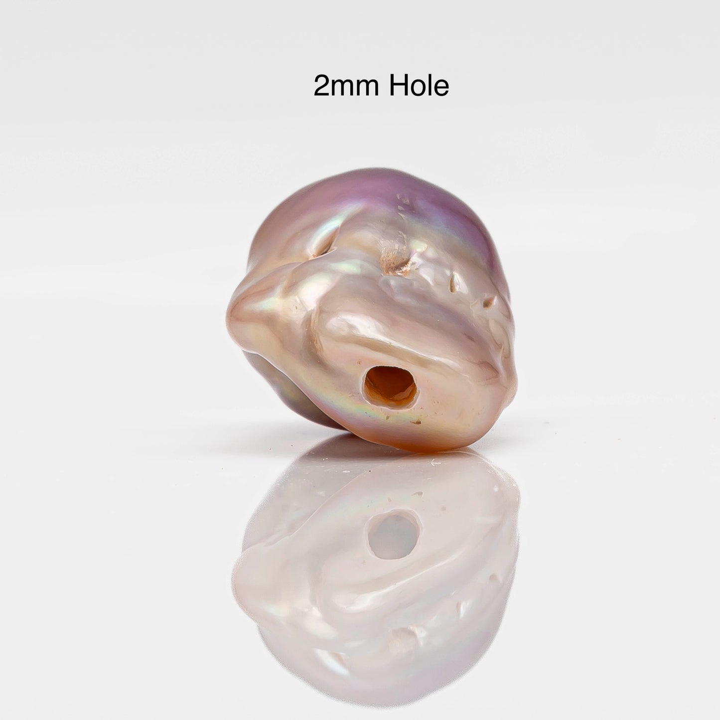 Large Size Baroque Pearl Natural Color, From 14-18 x 22-28mm Drop Shape, Full Strand, 1 Pc, or Large Hole, SKU # 2897BA
