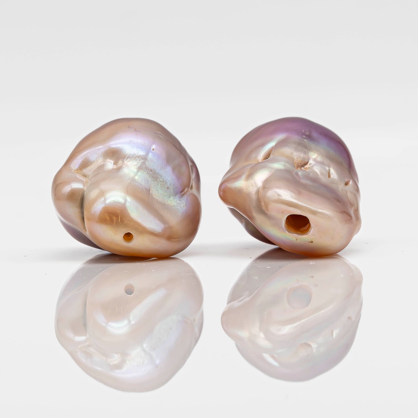 Large Size Baroque Pearl Natural Color, From 14-18 x 22-28mm Drop Shape, Full Strand, 1 Pc, or Large Hole, SKU # 2897BA