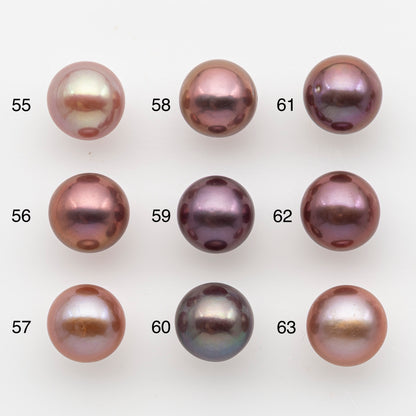 10-11mm Loose Edison Pearl, Freshwater Pearl in Natural Colors with High Luster, Single Pice for Jewelry Making, No Hole, SKU # 2903EP