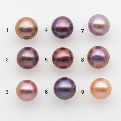 10-11mm Loose Edison Pearl, Freshwater Pearl in Natural Colors with High Luster, Single Pice for Jewelry Making, No Hole, SKU # 2904EP