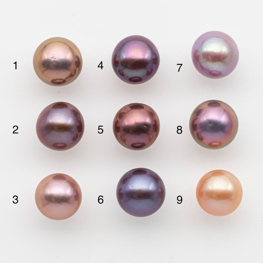 10-11mm Loose Edison Pearl, Freshwater Pearl in Natural Colors with High Luster, Single Pice for Jewelry Making, No Hole, SKU # 2904EP