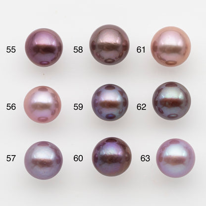 10-11mm Loose Edison Pearl, Freshwater Pearl in Natural Colors with High Luster, Single Pice for Jewelry Making, No Hole, SKU # 2904EP
