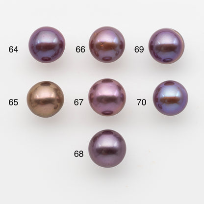 10-11mm Loose Edison Pearl, Freshwater Pearl in Natural Colors with High Luster, Single Pice for Jewelry Making, No Hole, SKU # 2904EP
