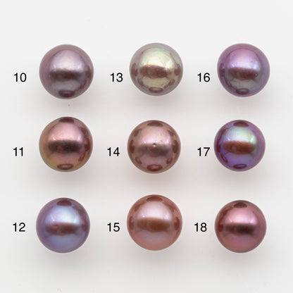 10-11mm Loose Edison Pearl, Freshwater Pearl in Natural Colors with High Luster, Single Pice for Jewelry Making, No Hole, SKU # 2905EP