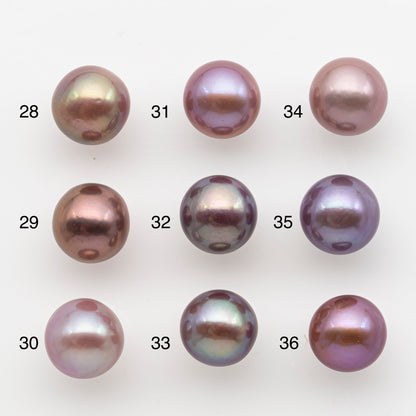 10-11mm Loose Edison Pearl, Freshwater Pearl in Natural Colors with High Luster, Single Pice for Jewelry Making, No Hole, SKU # 2905EP