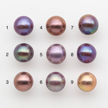 10-11mm Loose Edison Pearl, Freshwater Pearl in Natural Colors with High Luster, Single Pice for Jewelry Making, No Hole, SKU # 2906EP