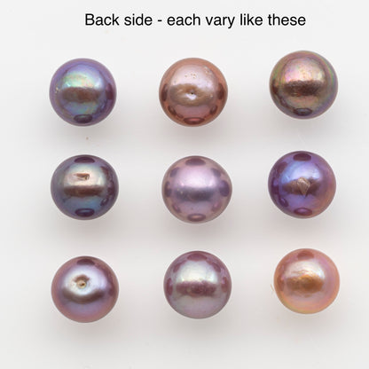 10-11mm Loose Edison Pearl, Freshwater Pearl in Natural Colors with High Luster, Single Pice for Jewelry Making, No Hole, SKU # 2906EP