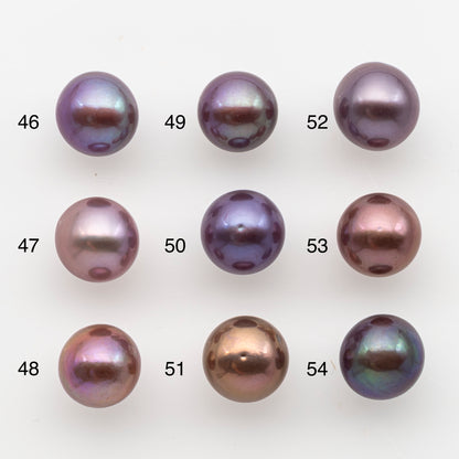 10-11mm Loose Edison Pearl, Freshwater Pearl in Natural Colors with High Luster, Single Pice for Jewelry Making, No Hole, SKU # 2906EP