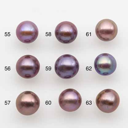 10-11mm Loose Edison Pearl, Freshwater Pearl in Natural Colors with High Luster, Single Pice for Jewelry Making, No Hole, SKU # 2906EP