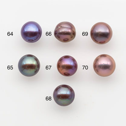 10-11mm Loose Edison Pearl, Freshwater Pearl in Natural Colors with High Luster, Single Pice for Jewelry Making, No Hole, SKU # 2906EP